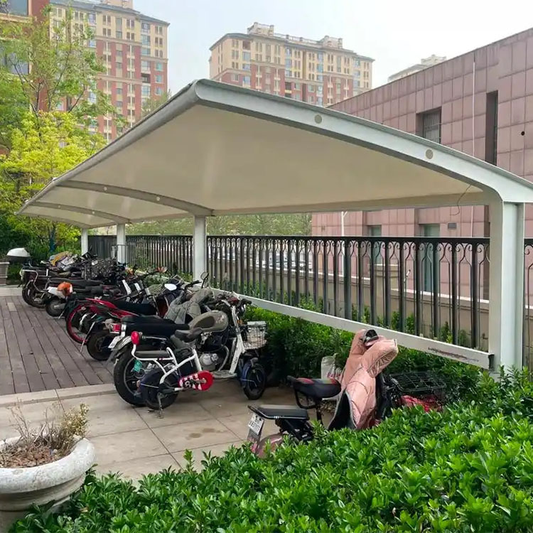 广南县膜结构电动车棚